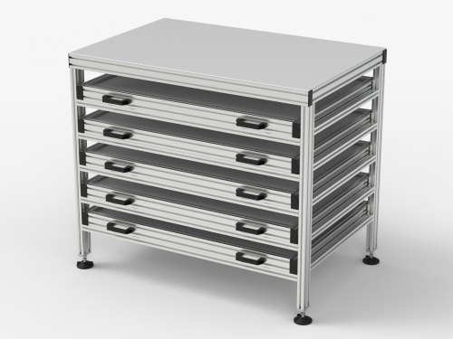 Drawer System for Machine Tending