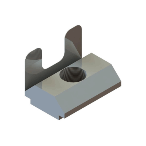 3 Series Roll in Slot Nut with Spring M8