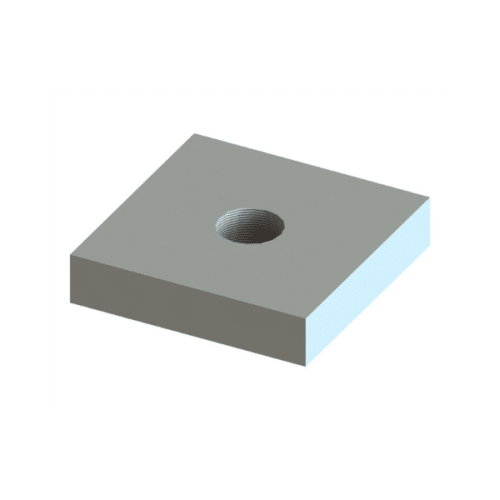 4 Series M6 Threaded Plate