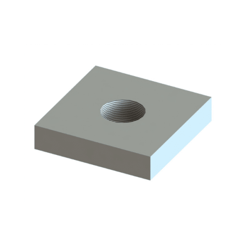 4 Series M8 Threaded Plate