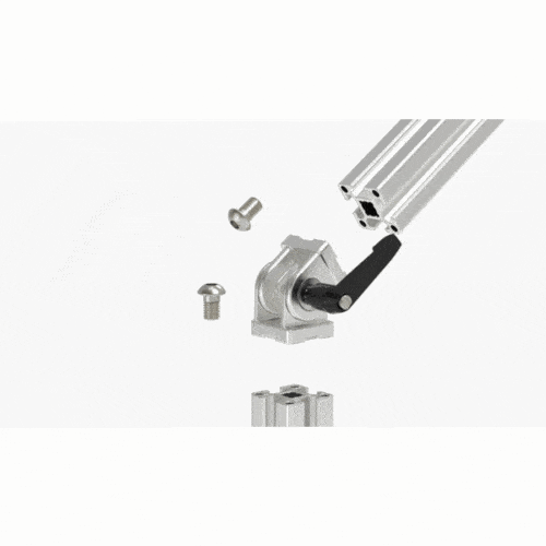 Pivot Joint with Locking Lever GIF