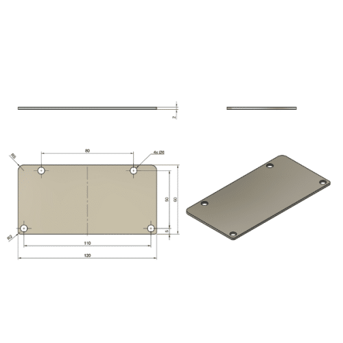 4 Series Conduit Cover Cap 60 x 120 (1)