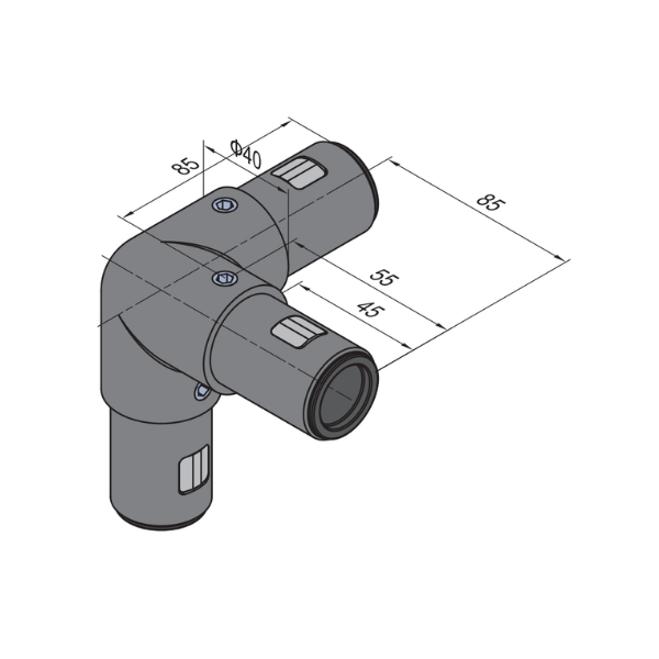 SPS 90 Degree L Connector