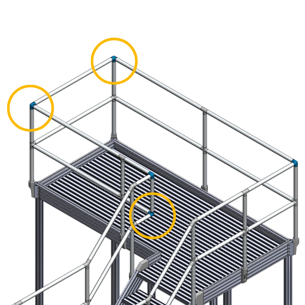 SPS 90 Degree L Connector