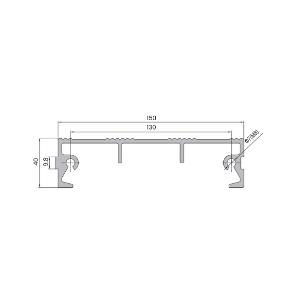 SPS 40 x 150 Step Profile