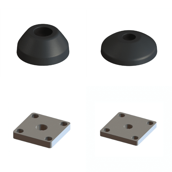 SlotPro Feet & Base Plates CAD File Downloads
