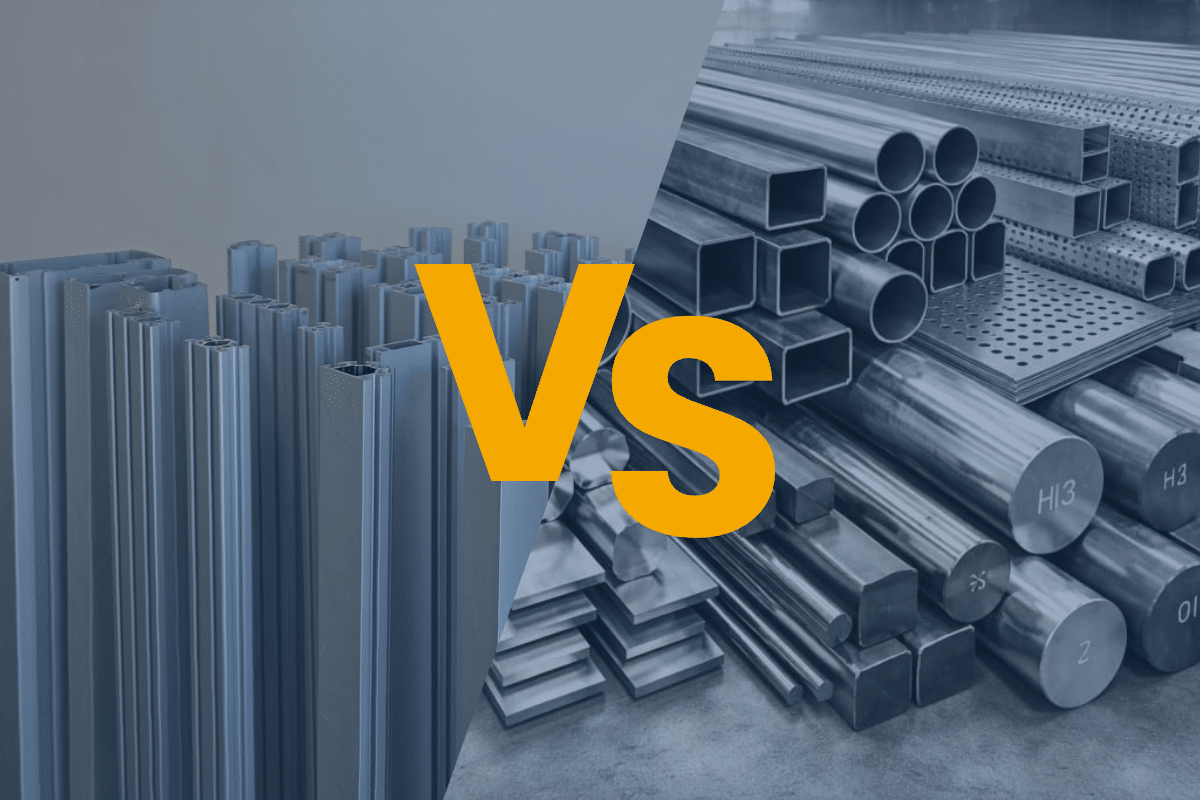 T-slot aluminium vs welded steel